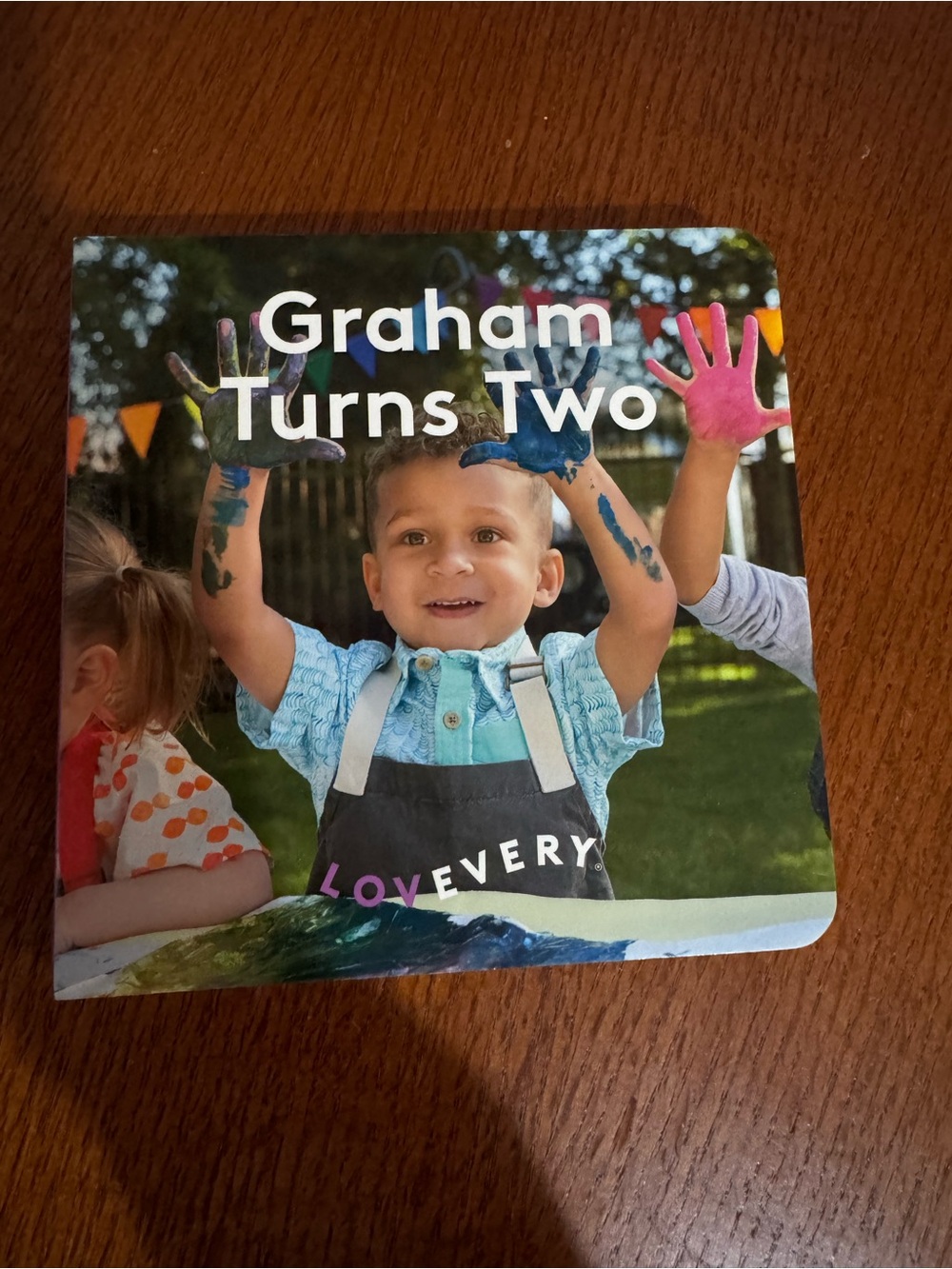 Lovevery Kids' Board Book - Graham Turns Two (Blue)